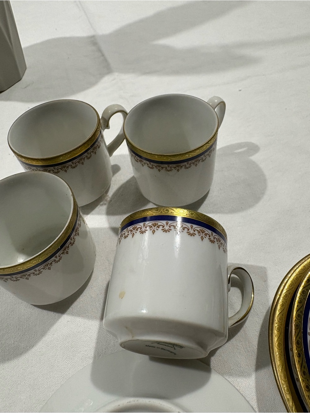 Espresso cups and saucers set of 4 Bavaria
